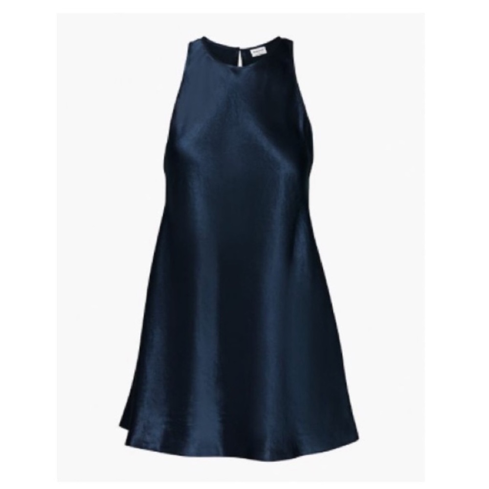 Aritzia Babaton Butler Navy Dress